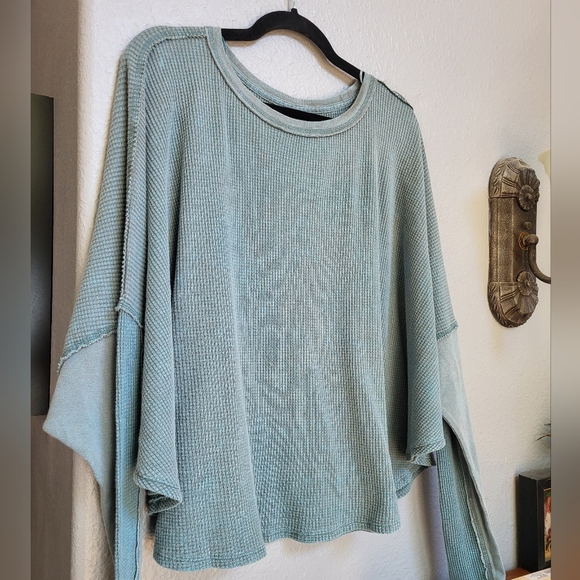 FREE PEOPLE We The Free Microphone Drop Thermal NWOT - Picture 6 of 9